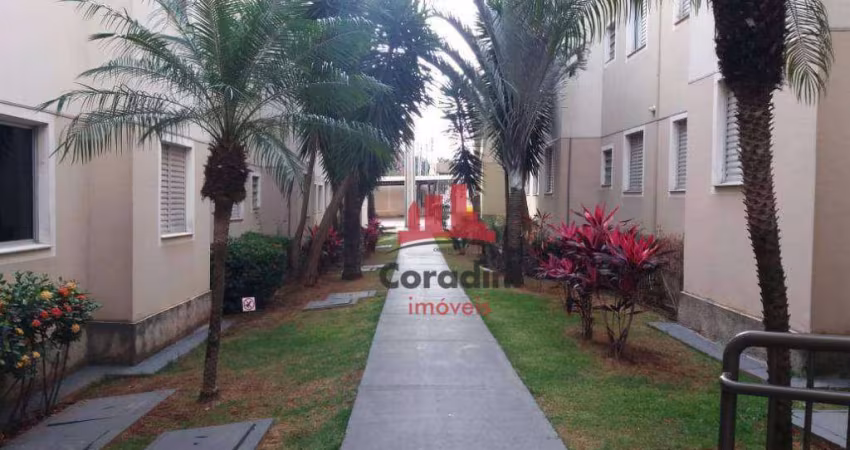 Apartamento com 2 dormitórios para alugar, 49 m² por R$ 1.395,00/mês - Jardim São Vito - Americana/SP