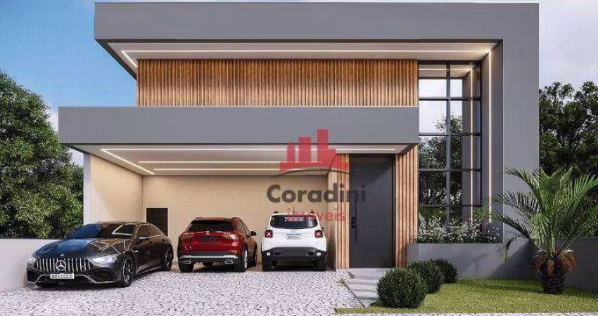 Casa com 3 dormitórios à venda, 207 m² por R$ 1.500.000 - Condomínio Solar das Esmeraldas - Nova Odessa/SP