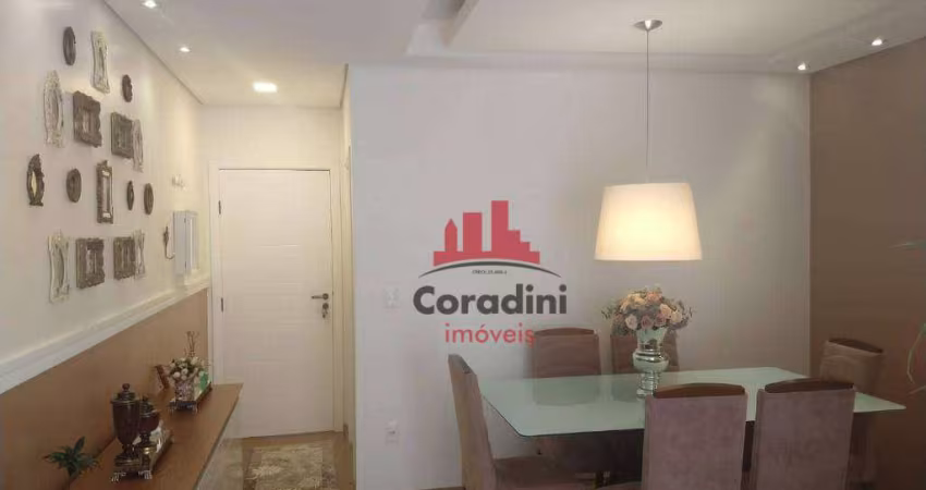 Apartamento com 2 dormitórios à venda, 58 m² por R$ 285.000,00 - Jardim Marajoara - Nova Odessa/SP