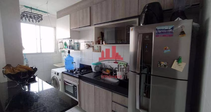 Apartamento com 2 dormitórios à venda, 52 m² por R$ 170.000,00 - Chácara Letônia - Americana/SP
