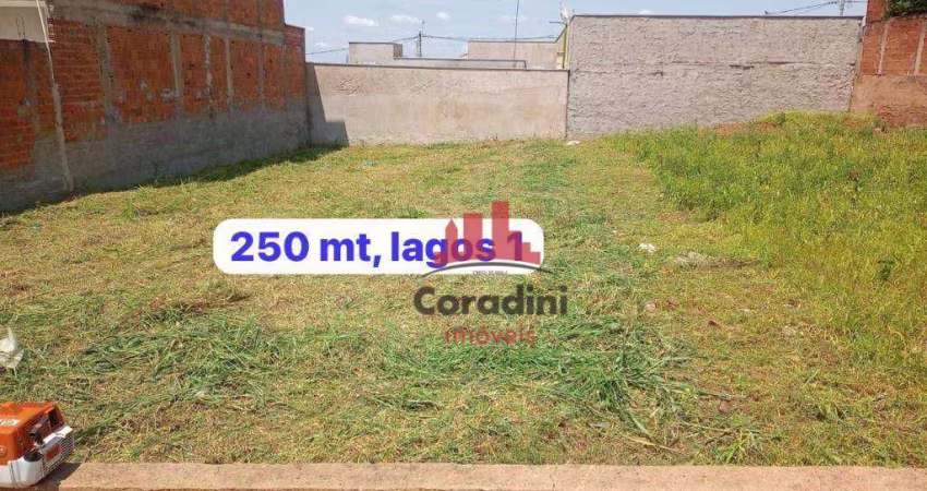 Terreno à venda, 250 m² por R$ 180.000 - Jardim dos Lagos - Nova Odessa/SP