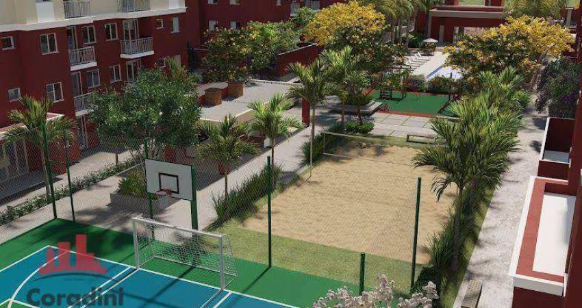 Apartamento com 2 dormitórios à venda, 46 m² por R$ 245.000,00 - Residencial Jardim dos Ipês - Nova Odessa/SP