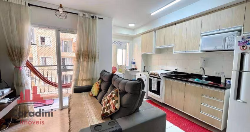 Apartamento com 2 dormitórios à venda, 60 m² por R$ 275.000 - Jardim Firenze - Santa Bárbara D'Oeste/SP