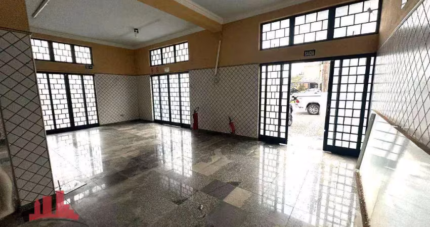 Salão para alugar, 90 m² por r$ 2.610/mês - parque novo mundo - americana/sp