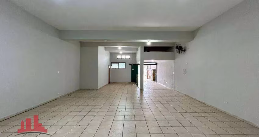 Salão para alugar, 170 m² por r$ 4.700,00/mês - parque novo mundo - americana/sp
