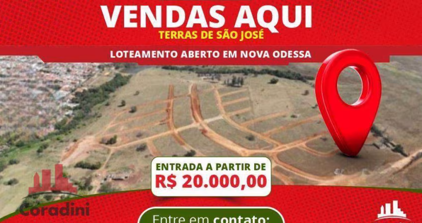 Terreno à venda, 200 m² por R$ 180.000 - Jardim da Alvorada - Nova Odessa/SP