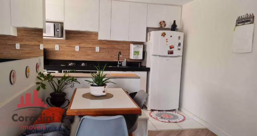 Apartamento com 2 dormitórios à venda, 52 m² por R$ 265.000,00 - Jardim Marajoara - Nova Odessa/SP