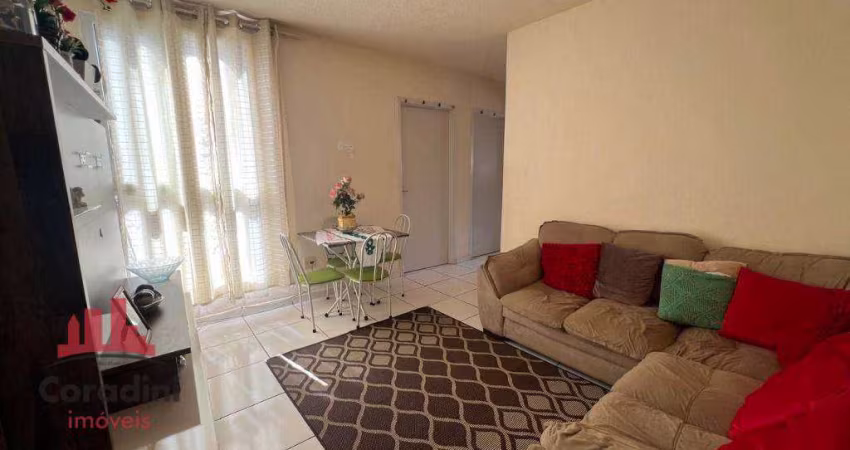 Apartamento com 2 dormitórios à venda, 49 m² por R$ 130.000,00 - Balneário Salto Grande - Americana/SP