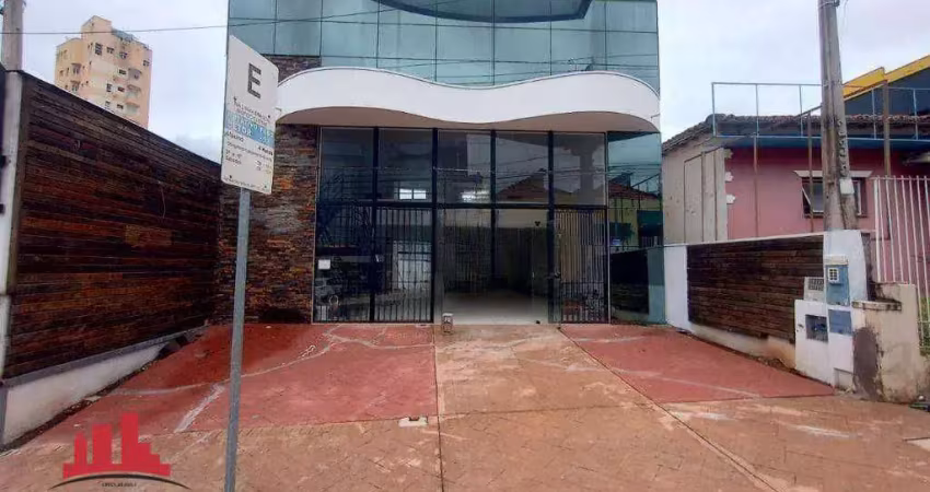 Salão para alugar, 307m² por r$ 8.000,00/mês - jardim girassol - americana/sp