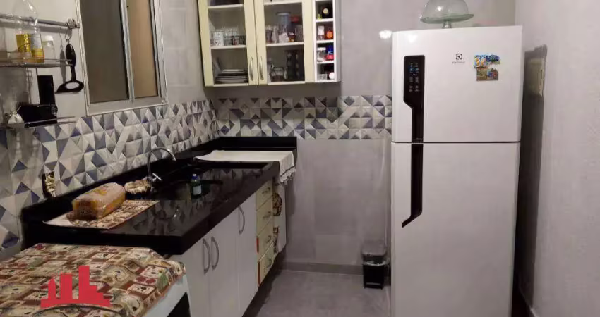 Apartamento com 2 dormitórios para alugar, 50 m² por r$ 1.438/mês - jardim recanto - americana/sp