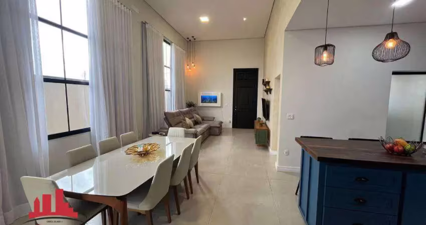 Casa com 3 dormitórios para alugar, 188 m² por r$ 9.270,00/mês - condominio jd recanto das aguas - nova odessa/sp