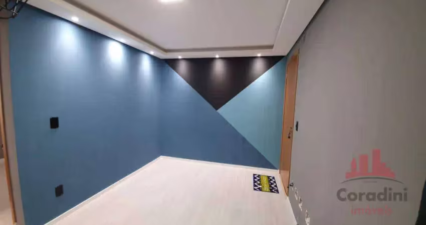 Apartamento com 2 dormitórios para alugar, 44 m² por r$ 1.173,00/mês - morada do sol - americana/sp