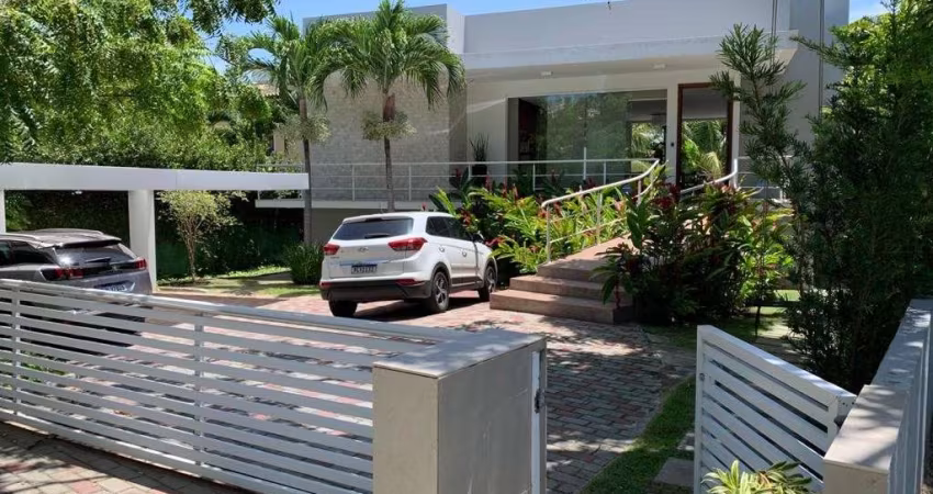 Casa em Condomínio para Locação em Camaçari, Busca Vida (Abrantes), 5 dormitórios, 4 suítes, 5 banheiros, 4 vagas