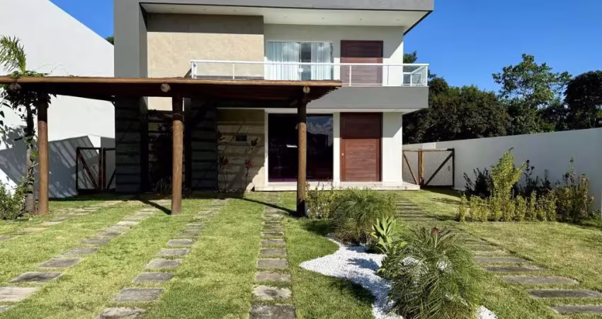 Casa em condomínio para locação em camaçari, alphaville litoral norte 3, 4 dormitórios, 4 suítes, 6 banheiros, 4 vagas