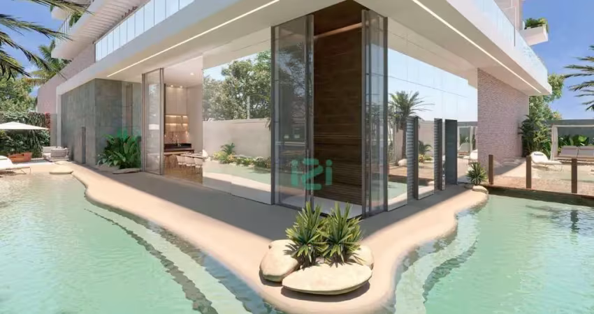 Apartamento com piscina praia aquecida com água salgada- maison lumiere