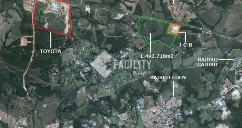 Terreno comercial à venda na do Joseph Cyril Bamford, 3600, Éden, Sorocaba