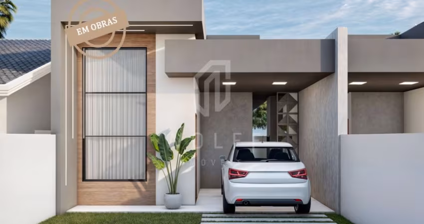 Casas com Ótimo Padrão de Acabamento, 3 dormitórios, 81 m², no bairro Itajubá - Barra Velha - SC