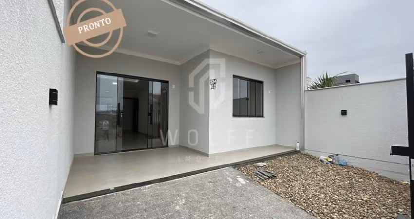 Casas com Projeto Diferenciado, 2 dormitórios, 60 m², no bairro Itajubá - Barra Velha - SC
