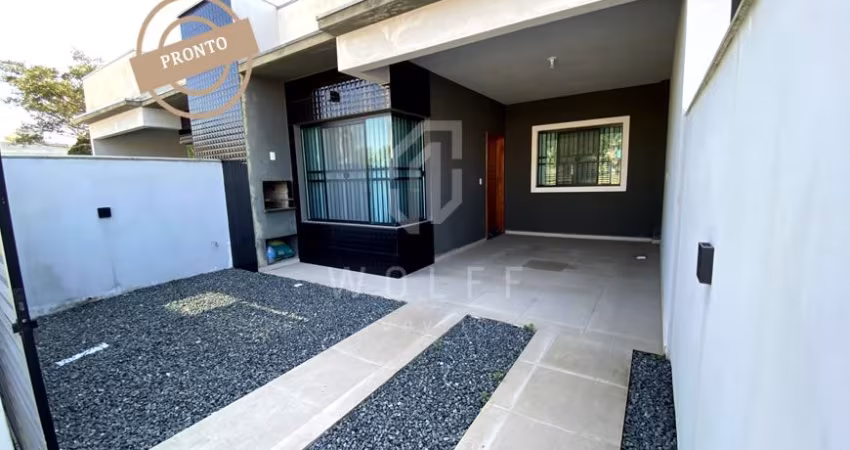 Casa com 2 dormitórios, 71 m² de área privativa, no Bairro Itacolomi - Balneário Piçarras - SC