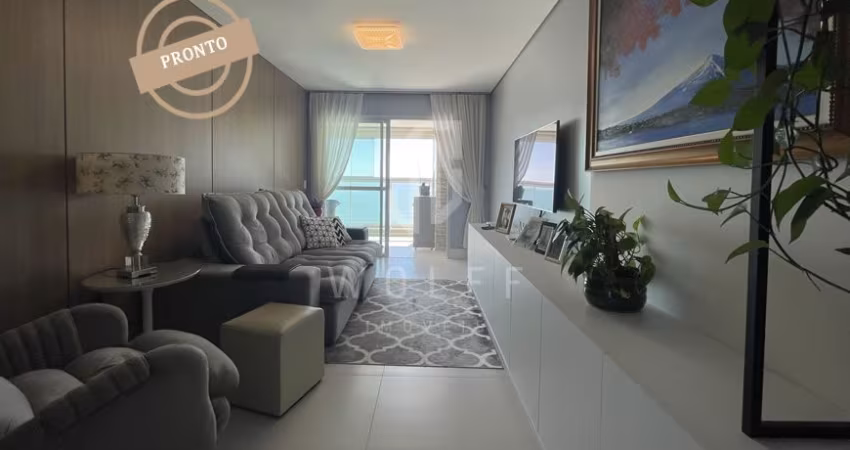 Apartamento no Venice Home Club, Frente Mar Mobiliado