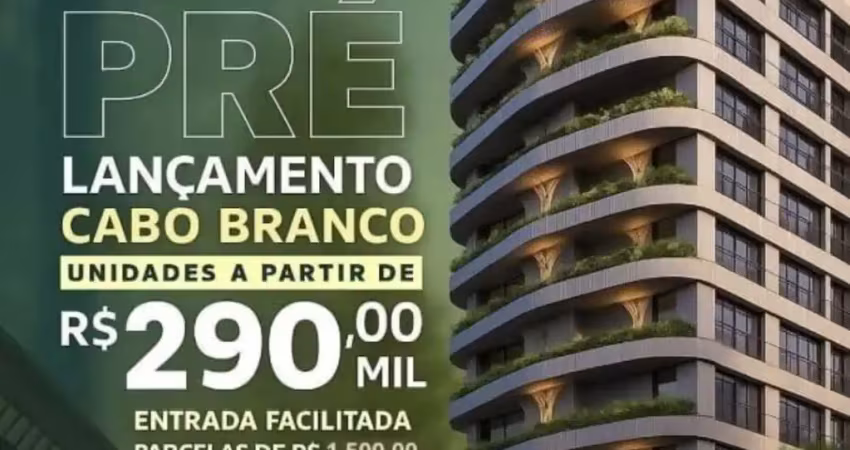 Flat com 1 quarto à venda no Cabo Branco, João Pessoa 
