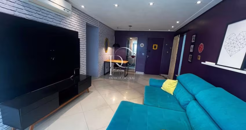 Apartamento  à venda  em Santos-SP, bairro Encruzilhada, 3 quartos, 1 suíte, 4 banheiros, 111m².