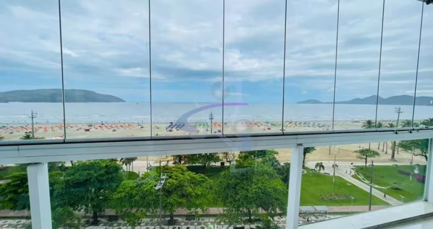 Lindo apto 3 quartos 1 suíte, 127 M²,  frente mar no Gonzaga