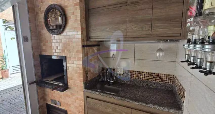 Casa em condomínio fechado com 2 quartos à venda no Marapé, Santos 