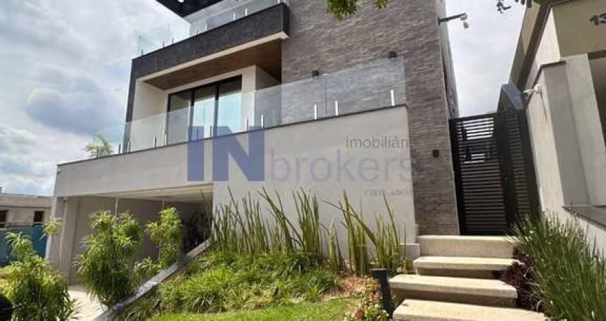 Casa a venda cond. Brisas do Lago com 4 dormitórios- 3 suítes ( 1 no térreo), closet, piscina aquecida, área gourmet, 4 vagas, Jd Novo Mundo- Jundiaí
