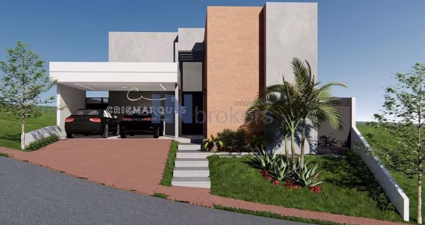 Casa térrea a venda no condomínio Brisas Jundiaí com 4 suítes, closet, área gourmet, 4 vagas, Jd Novo Mundo- Jundiaí