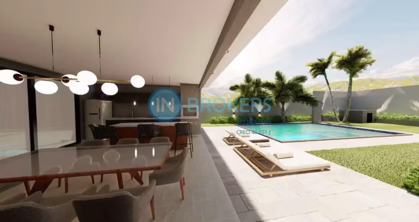 Casa térrea alto padrão de 327m² - 4 suítes, closet, área gourmet, piscina - à venda no condomínio residencial vida real, em itupeva-sp!