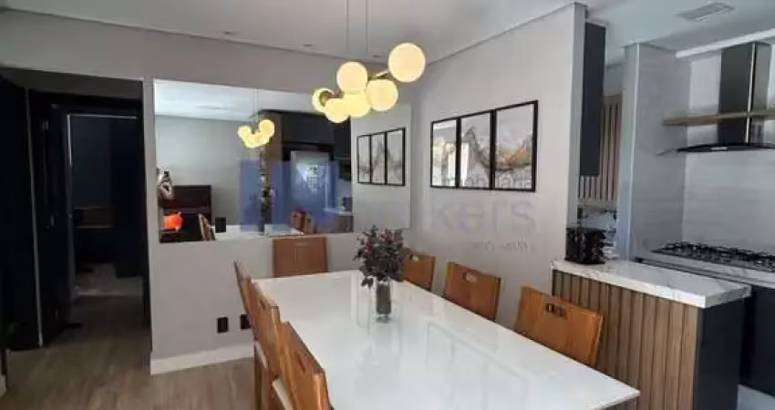 Apartamento à venda em jundiaí-sp, cidade luiza: 2 quartos, 1 suíte, 3 salas, 2 banheiros, 1 vaga, 72m². adquira já!