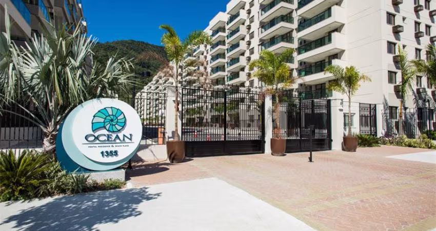 OPORTUNIDADE DE 2 QUARTOS COM 65m² NO PONTAL OCEÂNICO RECREIO DOS BANDEIRANTES - CLUBE EXCLUSIVO PÉ NA AREIA