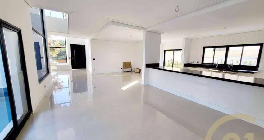 Casa com 4 suítes, área gourmet e piscina aquecida à venda, 416 m² por R$ 2.790.000 - Alphaville Nova Esplanada 3 - Votorantim/SP