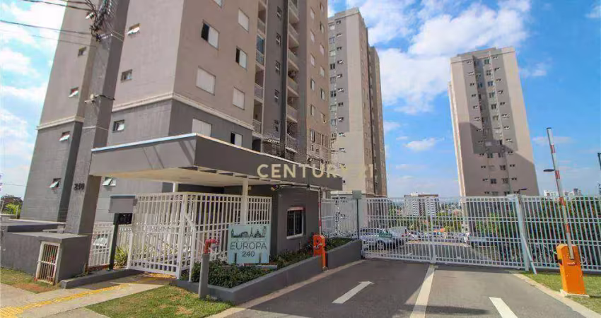 Apartamento com 2 dormitórios à venda, 56 m² por r$ 285.000 - condomínio reserva europa - sorocaba/sp
