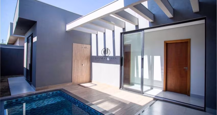 Casa térrea, no condomínio Reserva Imperial, com 3 suítes, 150m²