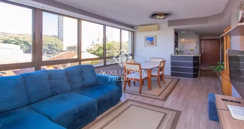 Apartamento Mobiliado com Suíte, Lareira e Churrasqueira no Petrópolis – Entregue Como Nas Fotos!