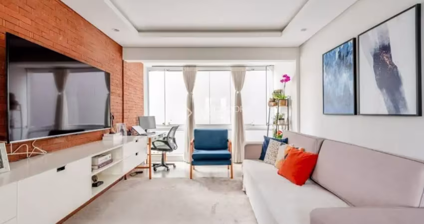 Apartamento 2 dorms, 2 vagas, semi mobiliado no higienópolis – excelente iluminação e localização!