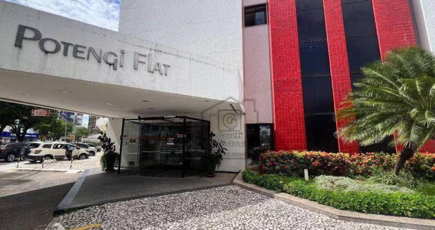 Viva o Luxo e a Praticidade em um Flat Semimobiliado - venda - 56 m² - Petrópolis - Natal/RN - FL0009