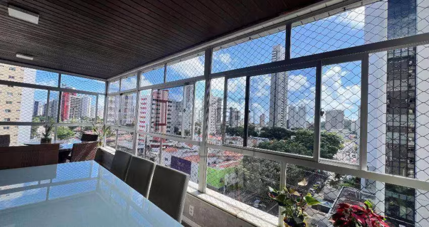 Apartamento à venda no tirol – sofisticação, espaço e vista privilegiada - 3 quartos - 260 m² - natal/rn - ap0692