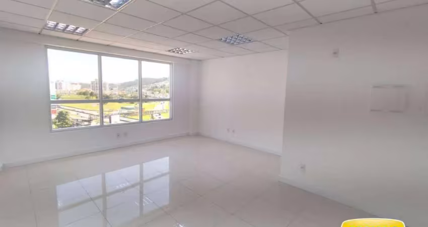 Sala para alugar, 33 m² por r$ 2.483,04/mês - barreiros - são josé/sc