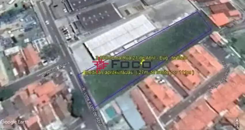 Terreno à venda no Eugênio de Mello