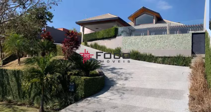 Casa térrea de alto padrão com 4 suítes no condomínio mirante do vale - jacareí