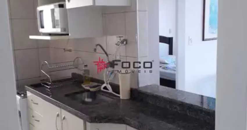 Apartamento mobiliado de 01 dormitório para locação no condomínio edifício san giuseppe