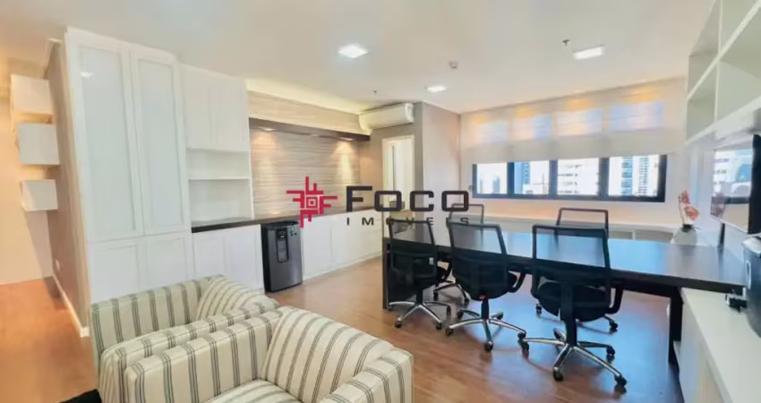 Sala comercial mobiliada/edifício prime offices/ 54m²/jardim aquárius/ são josé dos campos
