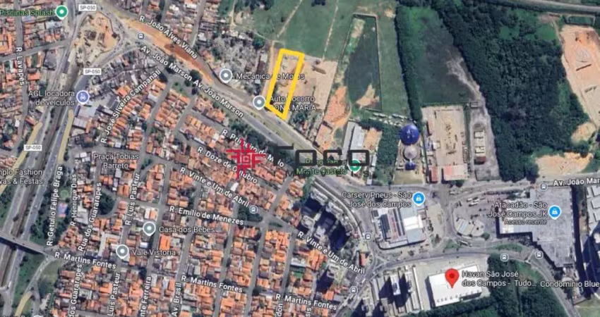 Área / terreno à venda 7.088m² | vila guarani - são josé dos campos | zona leste