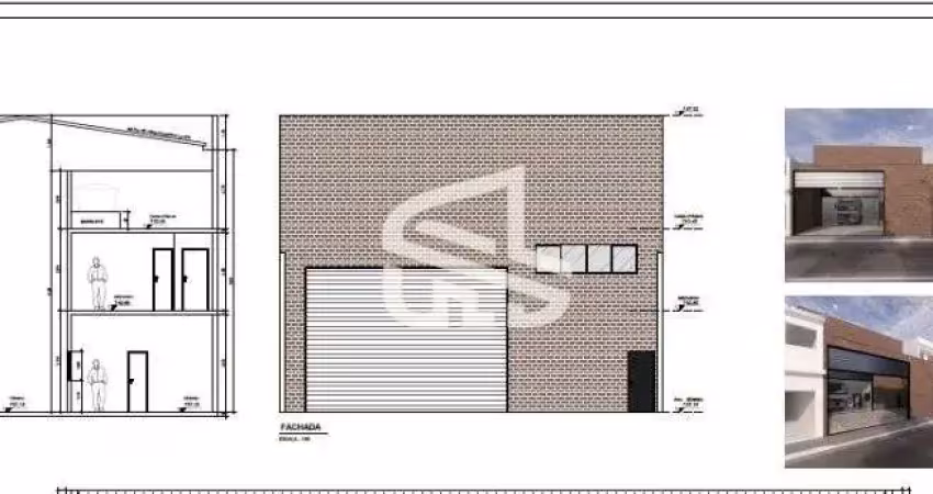Breve Lancamento Galpao Novo para locacao 480 m2 com mezanino na Rua Nigata, Jardim Japao