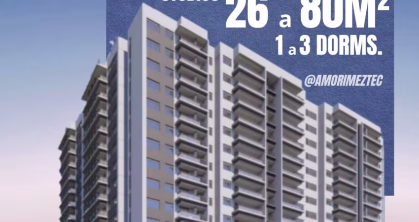 Breve Lançamento Saúde - 1 a 3 dorms. - 26 a 80m²