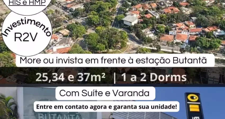 Breve lançamento butantã - aptos 25 a 37m² ao lado da estação