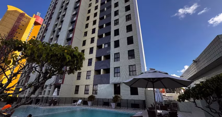 Apartamento para locação anual no paradise flat, em ponta negra, 2/4, totalmente mobiliado.